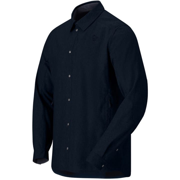 Norrøna Femund Wool Plain Shirt M'S Indigo Night Norrøna