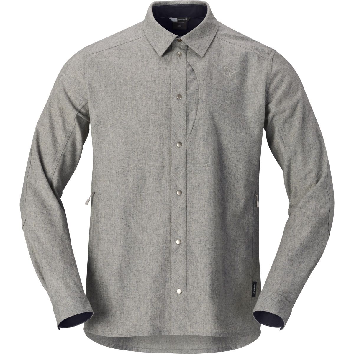 Norrøna Femund Wool Plain Shirt M'S Drizzle