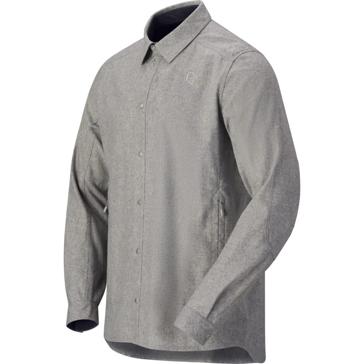 Norrøna Femund Wool Plain Shirt M'S Drizzle Norrøna