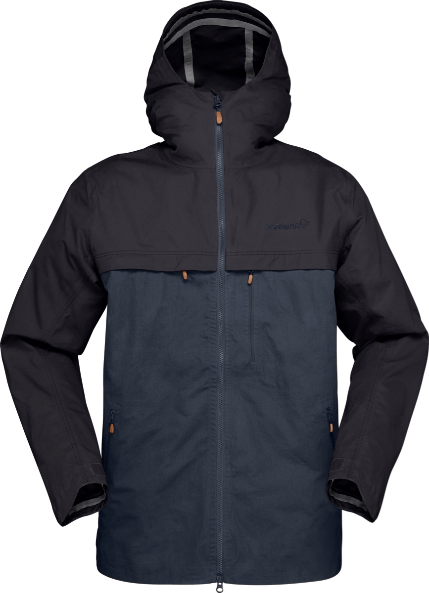 Norrøna Men's Femund Cotton Jacket Navy Blazer Ovadderade vardagsjackor L
