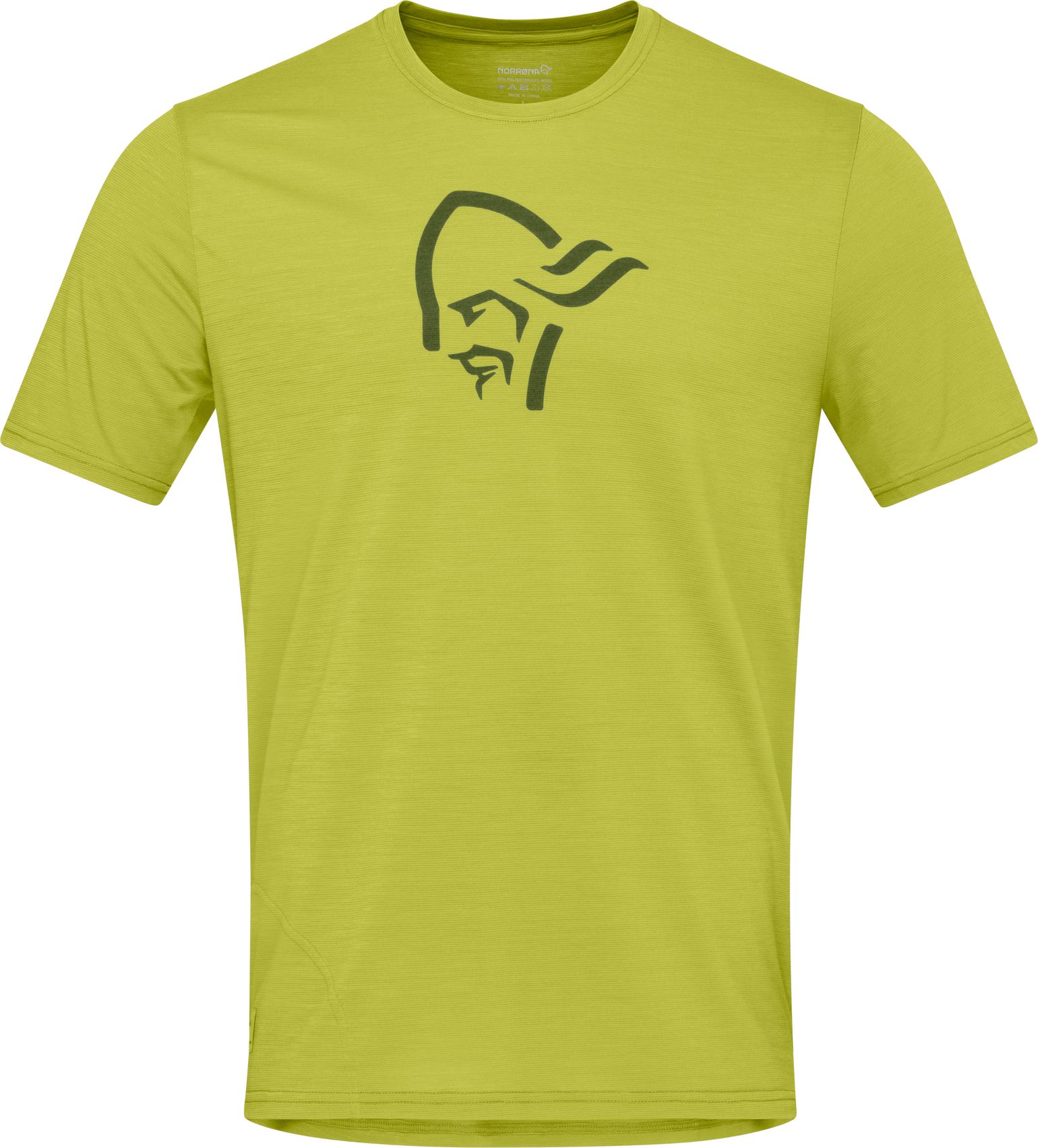 Norrøna Femund Equaliser Merino T- Shirt M'S Golden Lime