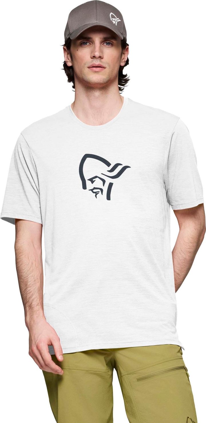 Norrøna Men's Femund Equaliser Merino T- Shirt Snow White Norrøna