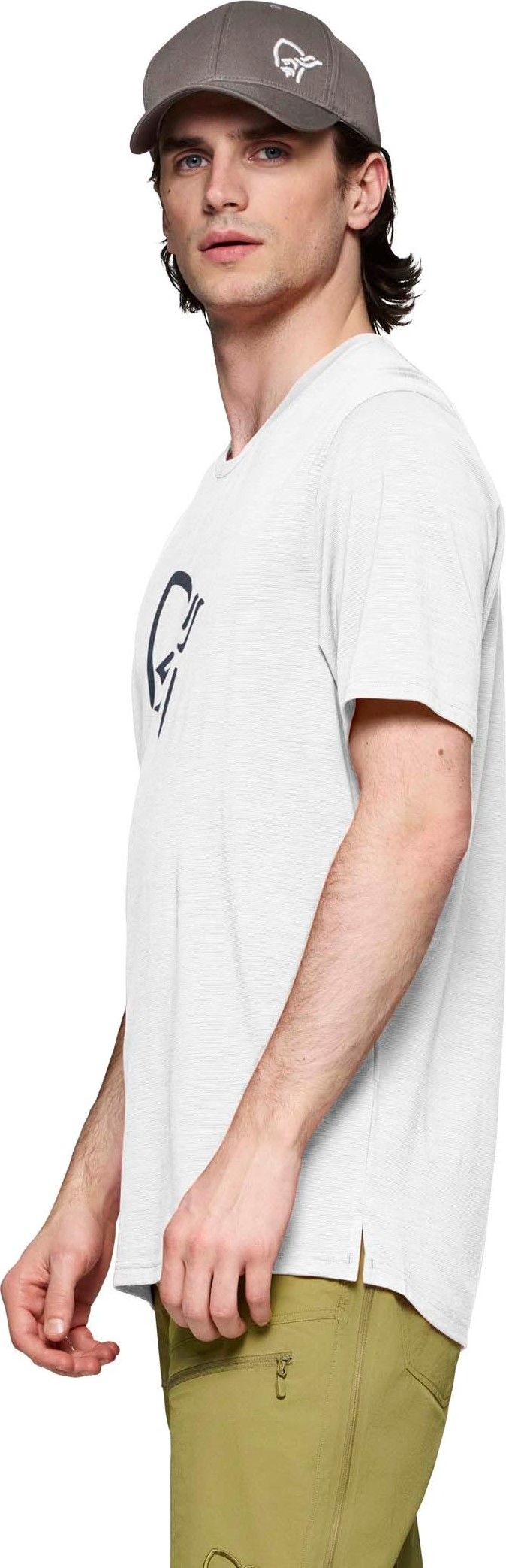 Norrøna Men's Femund Equaliser Merino T- Shirt Snow White Norrøna