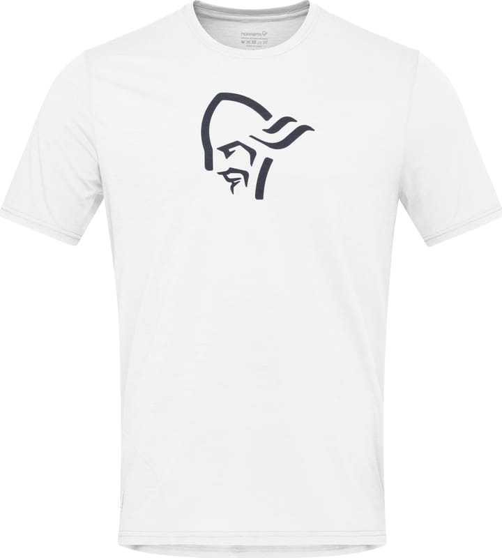 Norrøna Men's Femund Equaliser Merino T- Shirt Snow White Norrøna