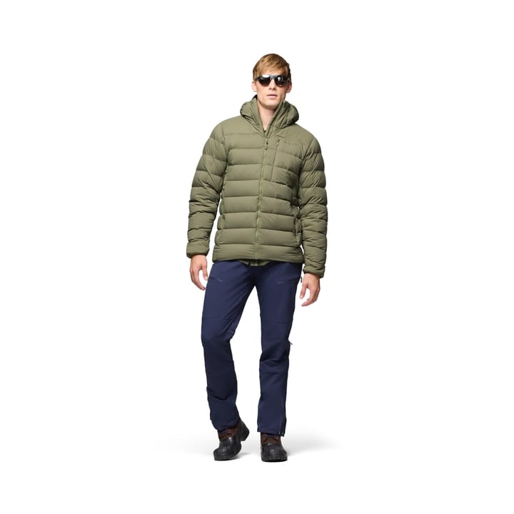 Norrøna Men's Femund Down700 Zip Hood Olive Night Norrøna