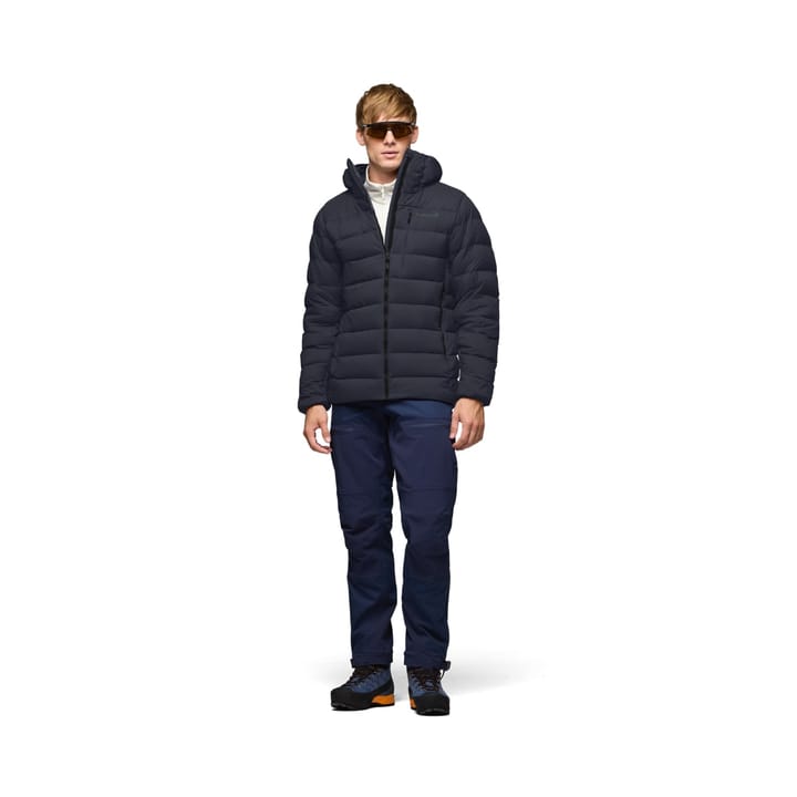 Norrøna Men's Femund Down700 Zip Hood Caviar Black Norrøna