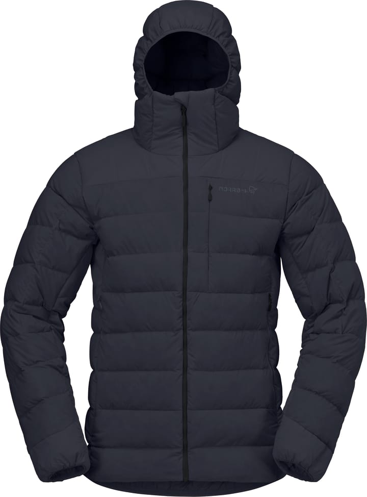 Norrøna Men's Femund Down700 Zip Hood Caviar Black Norrøna