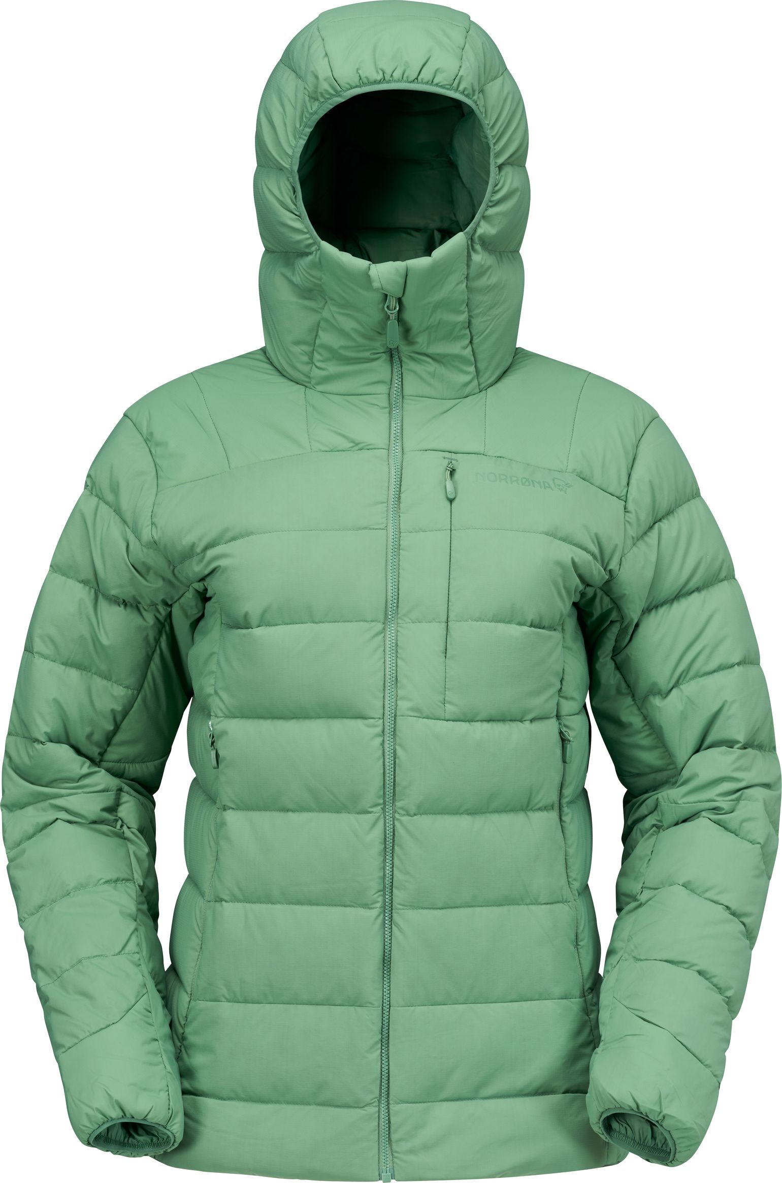 Norrøna Women's Femund Down700 Zip Hood Dark Ivy