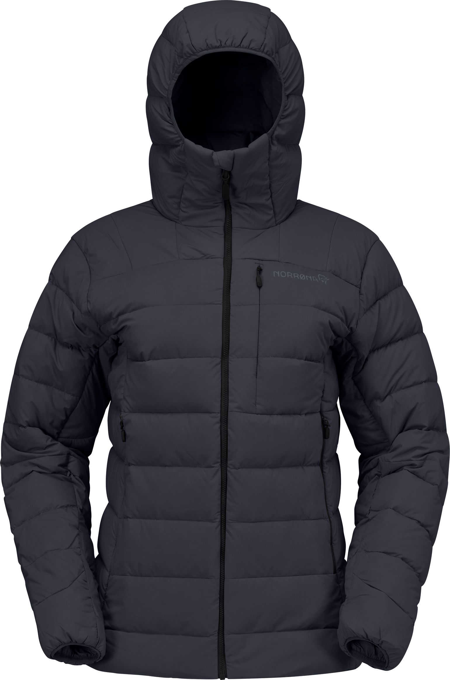 Norrøna Women's Femund Down700 Zip Hood Caviar Black