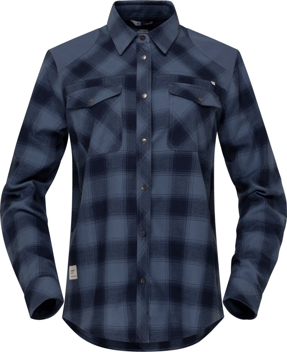 Norrøna Femund Flannel Shirt W'S Navy Blazer