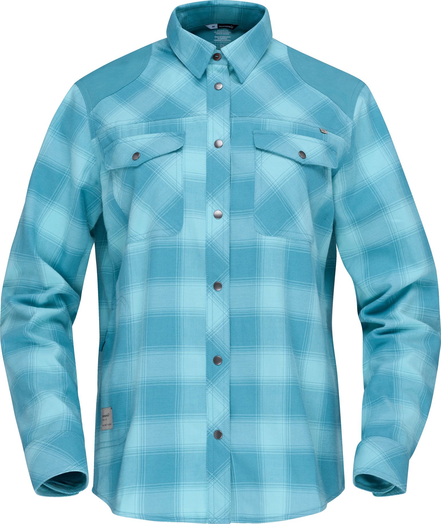 Norrøna Women's Femund Flannel Shirt Brittany Blue