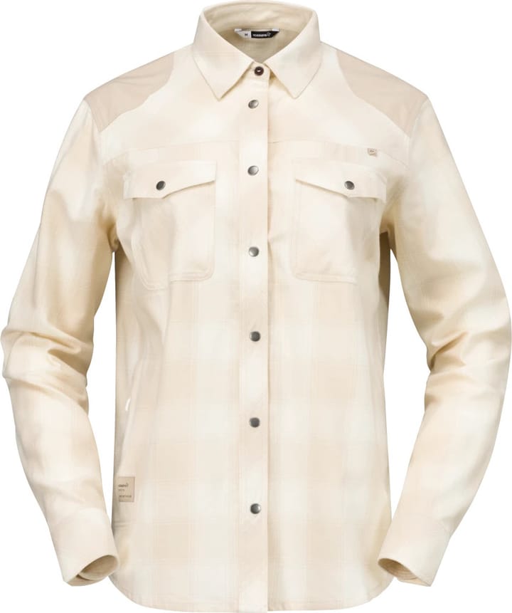 Norrøna Femund Flannel Shirt W'S Snow White Norrøna