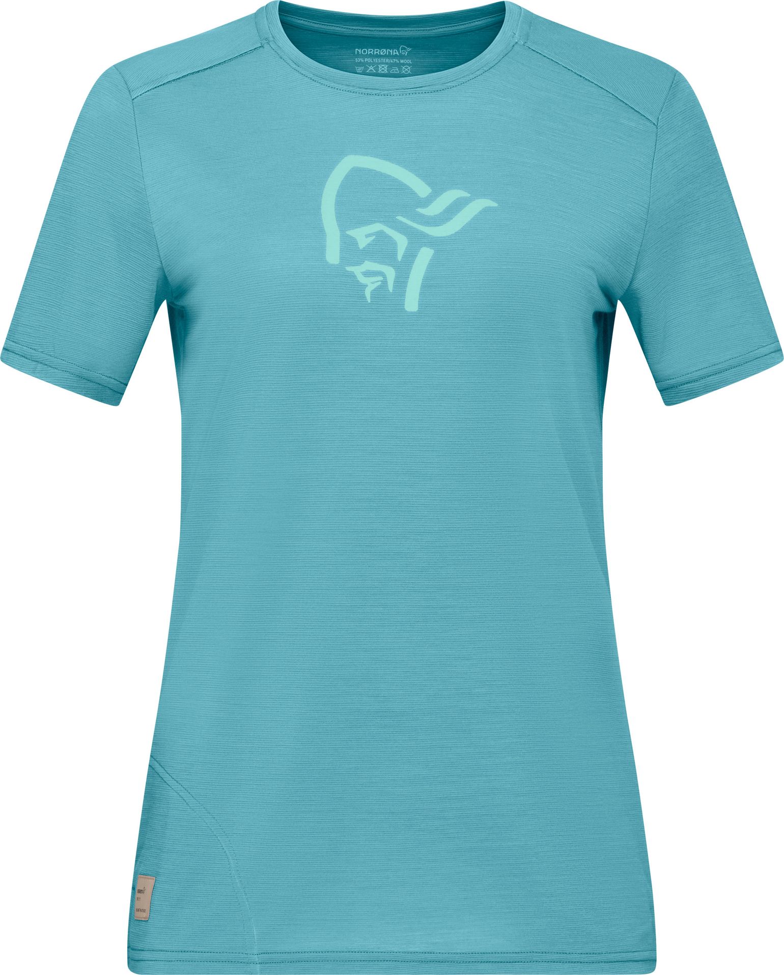 Norrøna Women's Femund Equaliser Merino T- Shirt Brittany Blue
