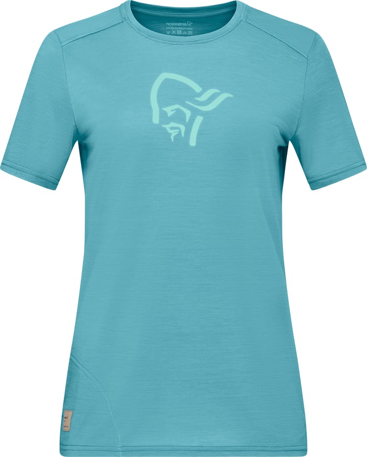 Norrøna Women's Femund Equaliser Merino T- Shirt Brittany Blue Norrøna
