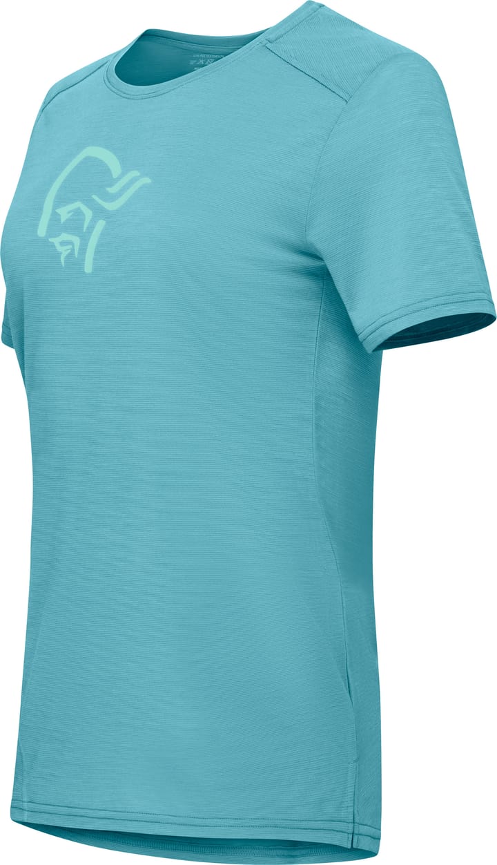 Norrøna Women's Femund Equaliser Merino T- Shirt Brittany Blue Norrøna