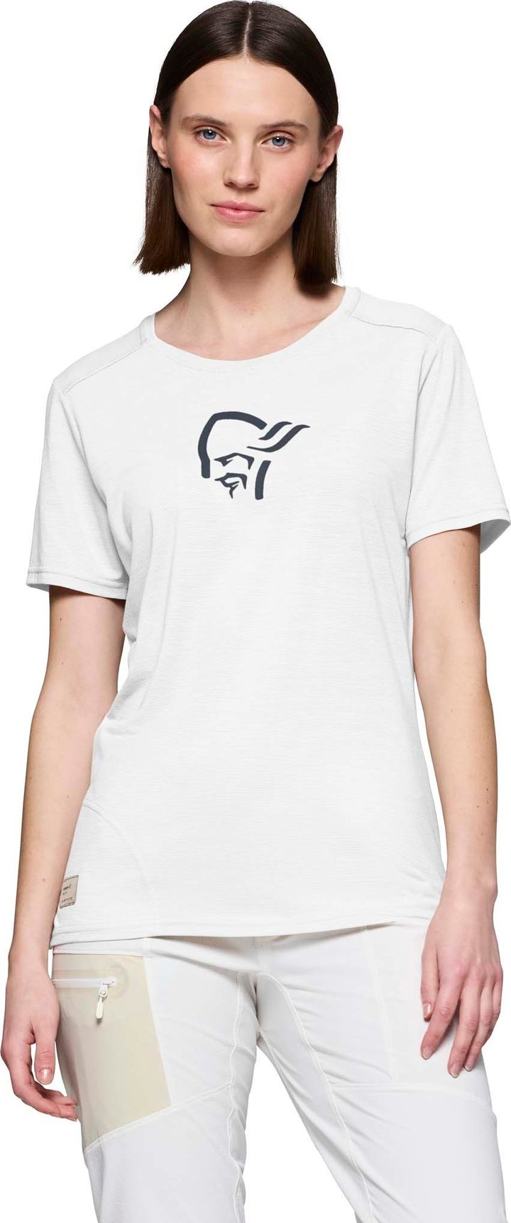 Norrøna Women's Femund Equaliser Merino T- Shirt Snow White Norrøna