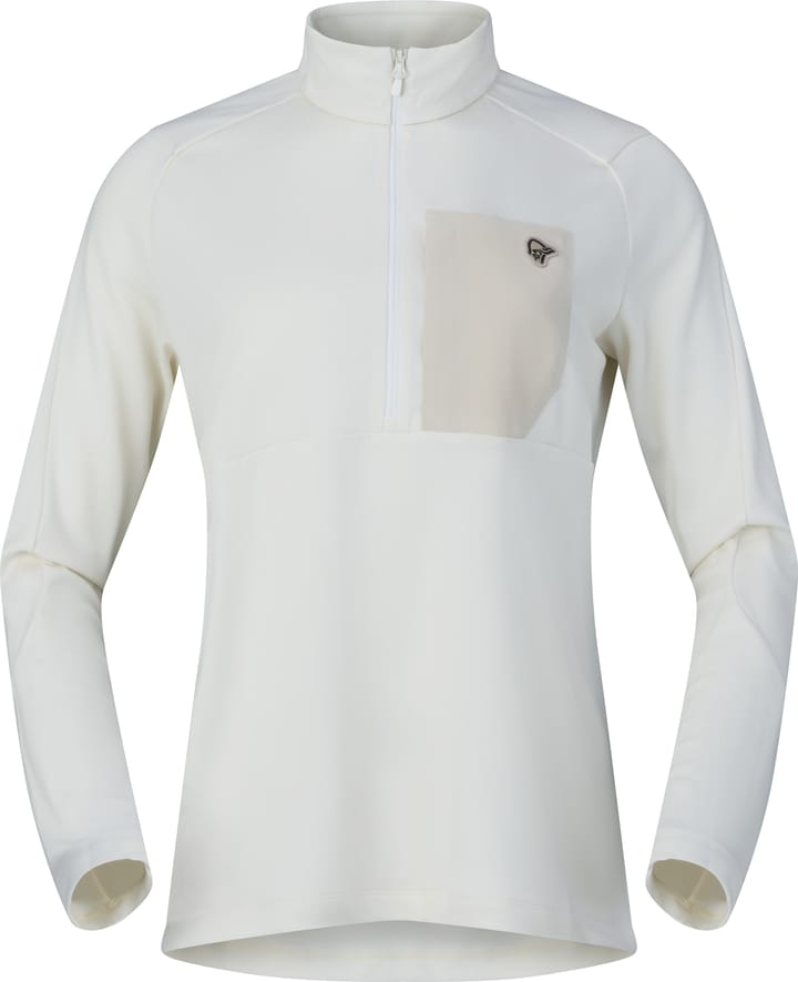 Norrøna Women's Femund Warm1 Half-Zip Snow White Norrøna