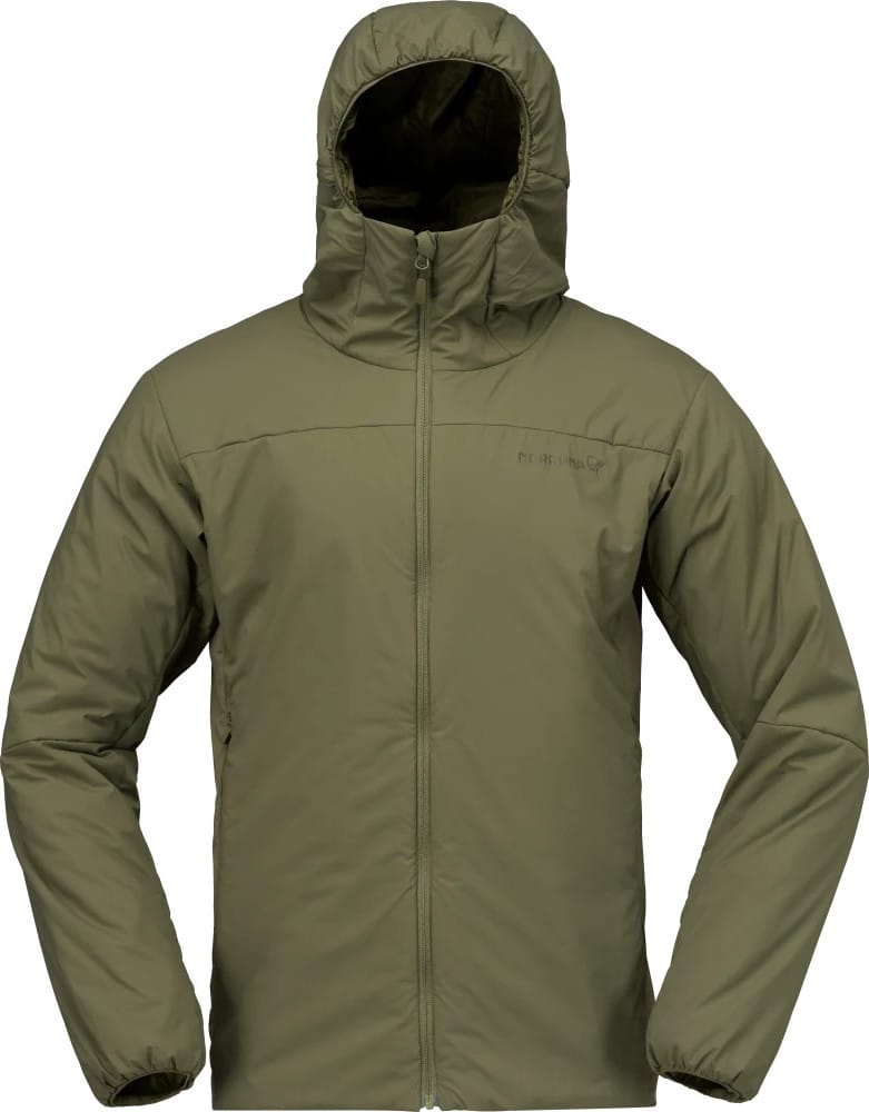 Norrøna Men's Femund Thermo60 Zip Hood Olive Night