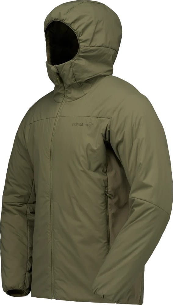 Norrøna Men's Femund Thermo60 Zip Hood Olive Night Norrøna