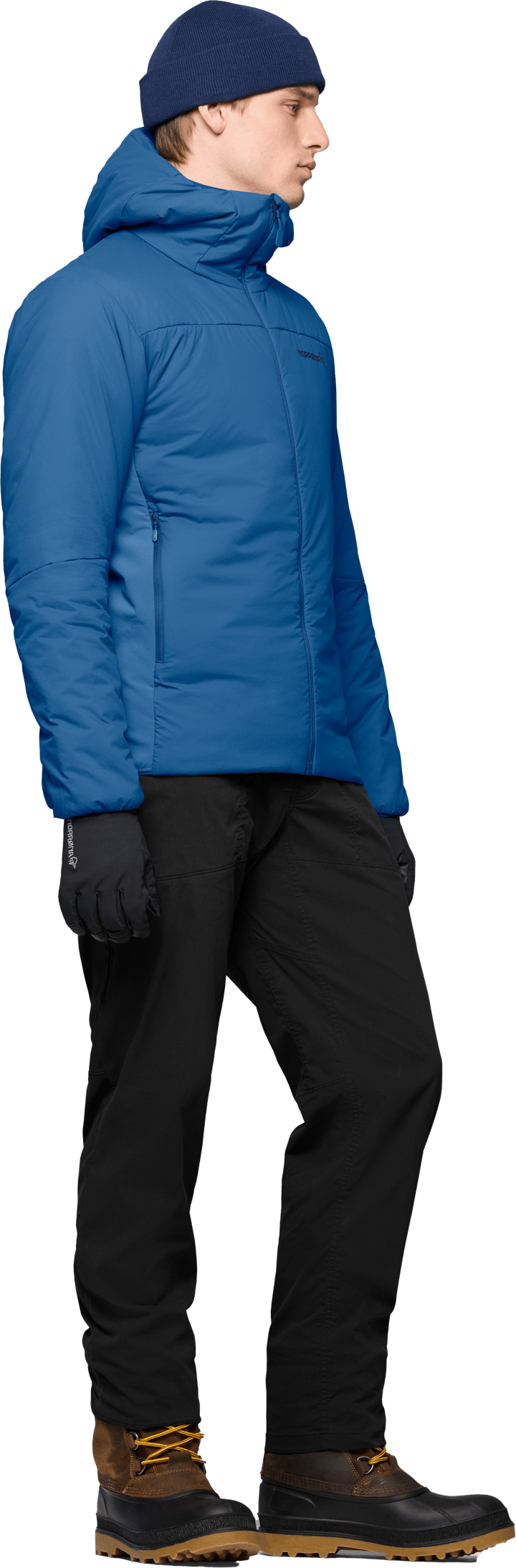 Norrøna Men's Femund Thermo60 Zip Hood Dark Blue Norrøna