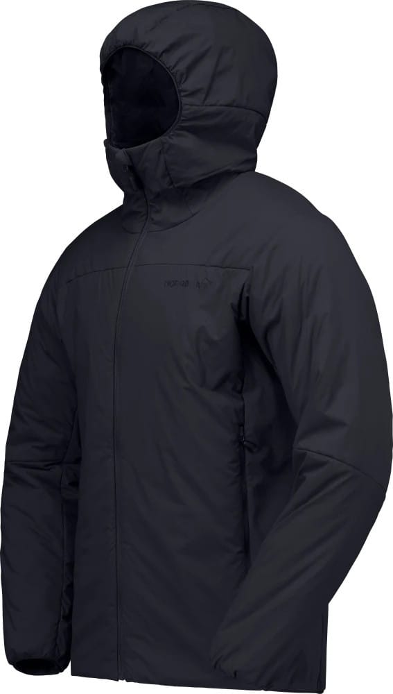 Norrøna Men's Femund Thermo60 Zip Hood Caviar Black Norrøna