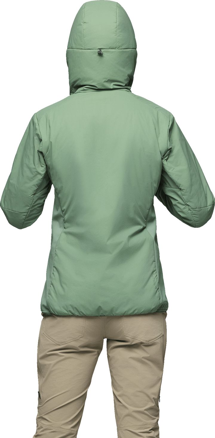Norrøna Womens' Femund Thermo60 Zip Hood Dark Ivy Norrøna