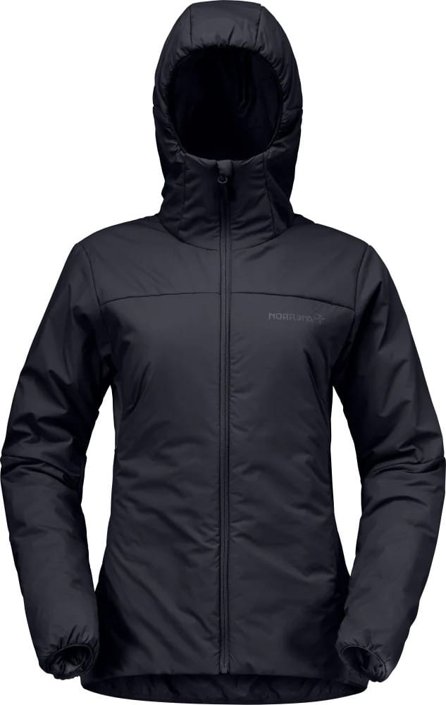 Norrøna Womens' Femund Thermo60 Zip Hood Caviar Black Norrøna
