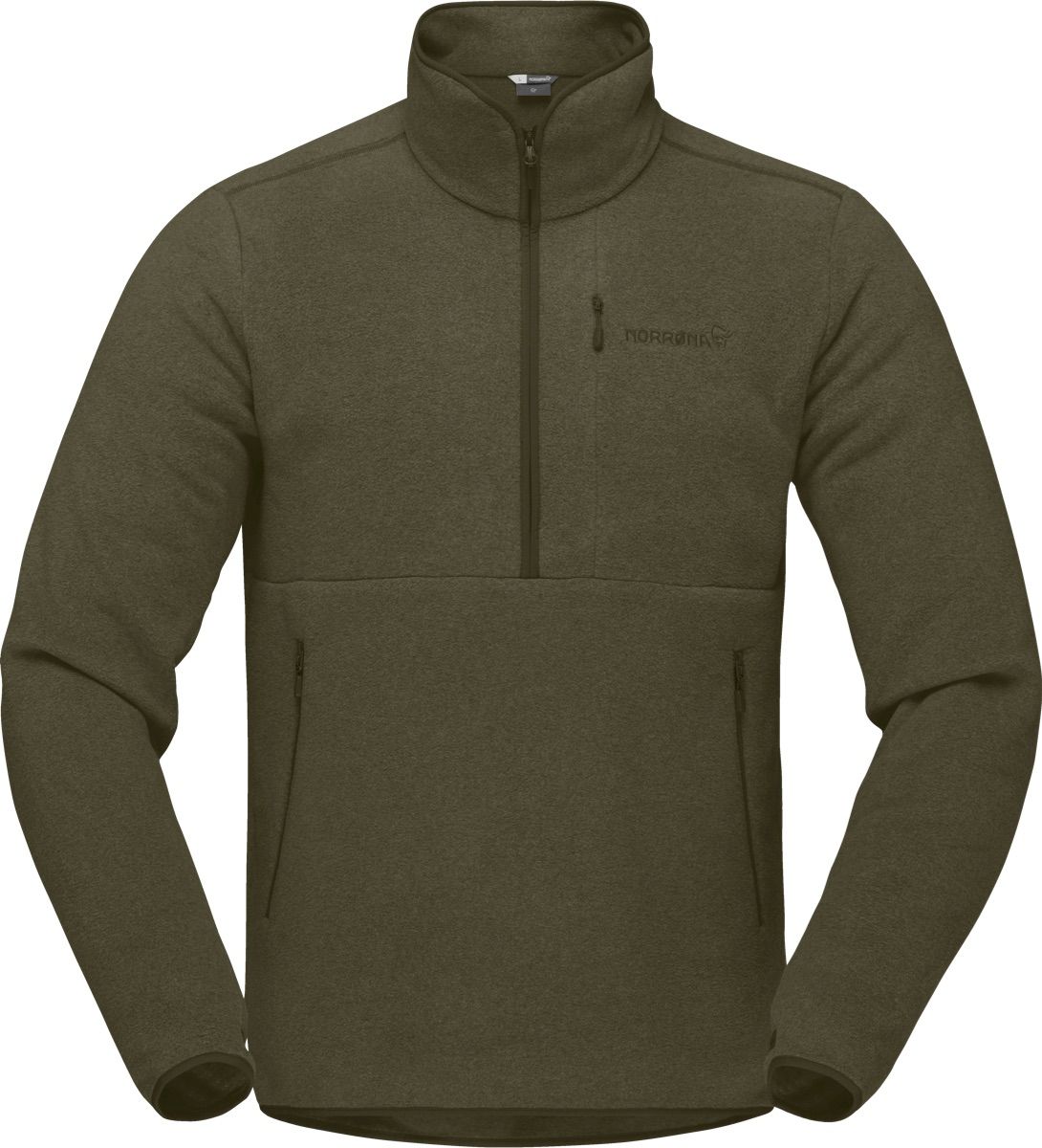 Norrøna Femund Warm2 Halfzip Unisex Olive Night