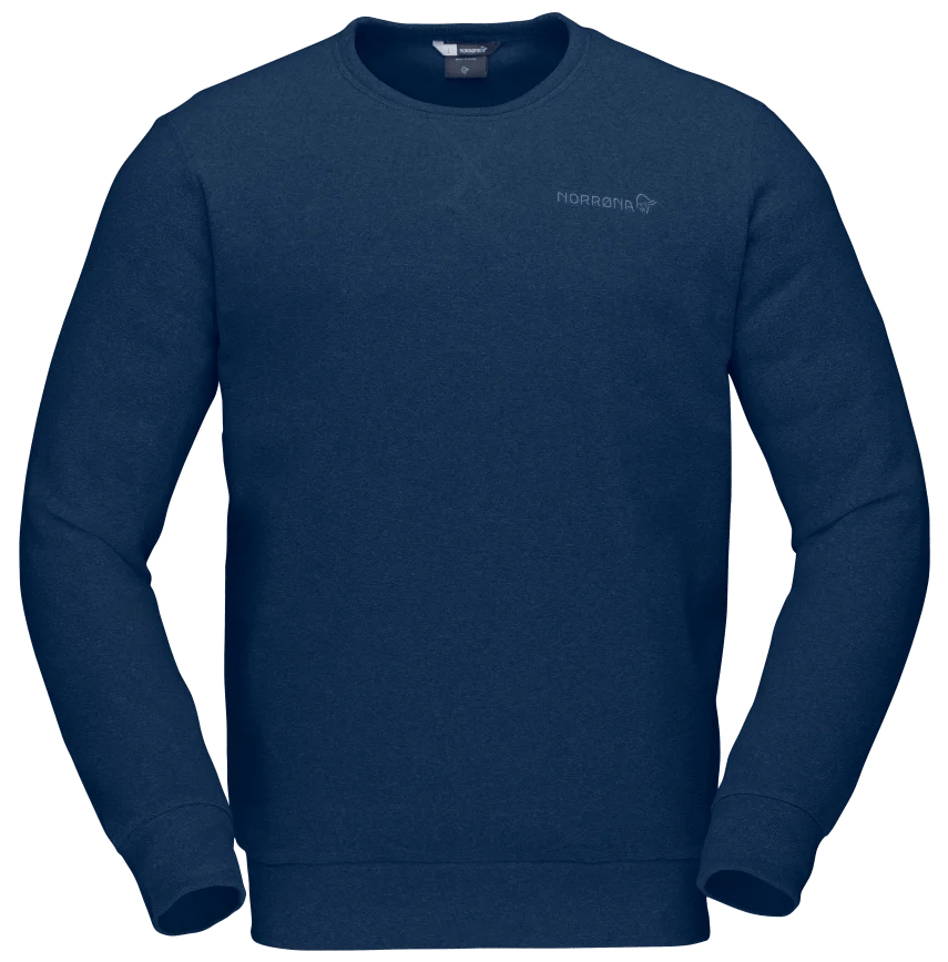 Norrøna Unisex Femund Warm2 Crew Neck Indigo Night