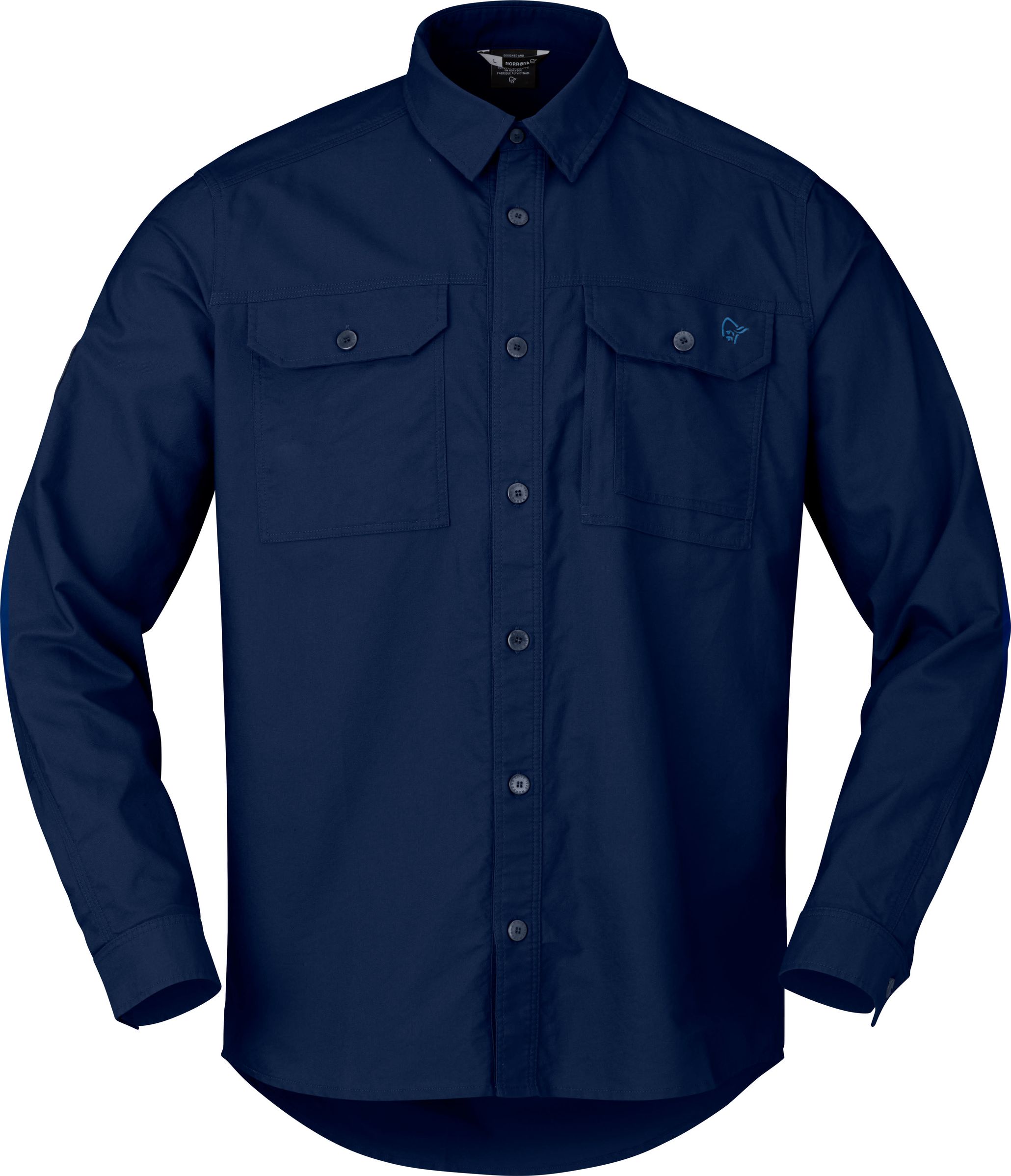 Norrøna Men's Femund Cotton Shirt Navy Blazer
