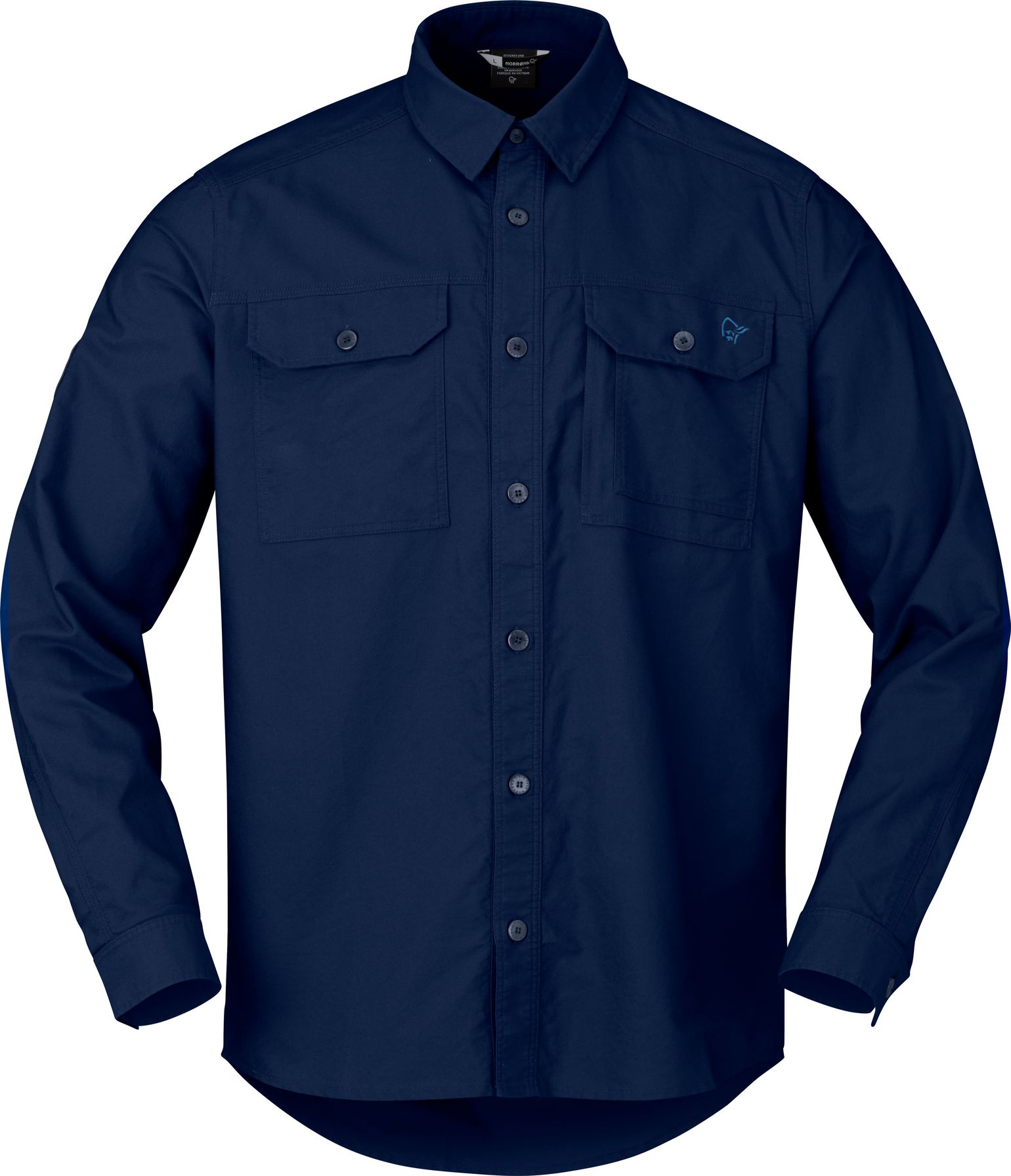 Norrøna Men's Femund Cotton Shirt Navy Blazer