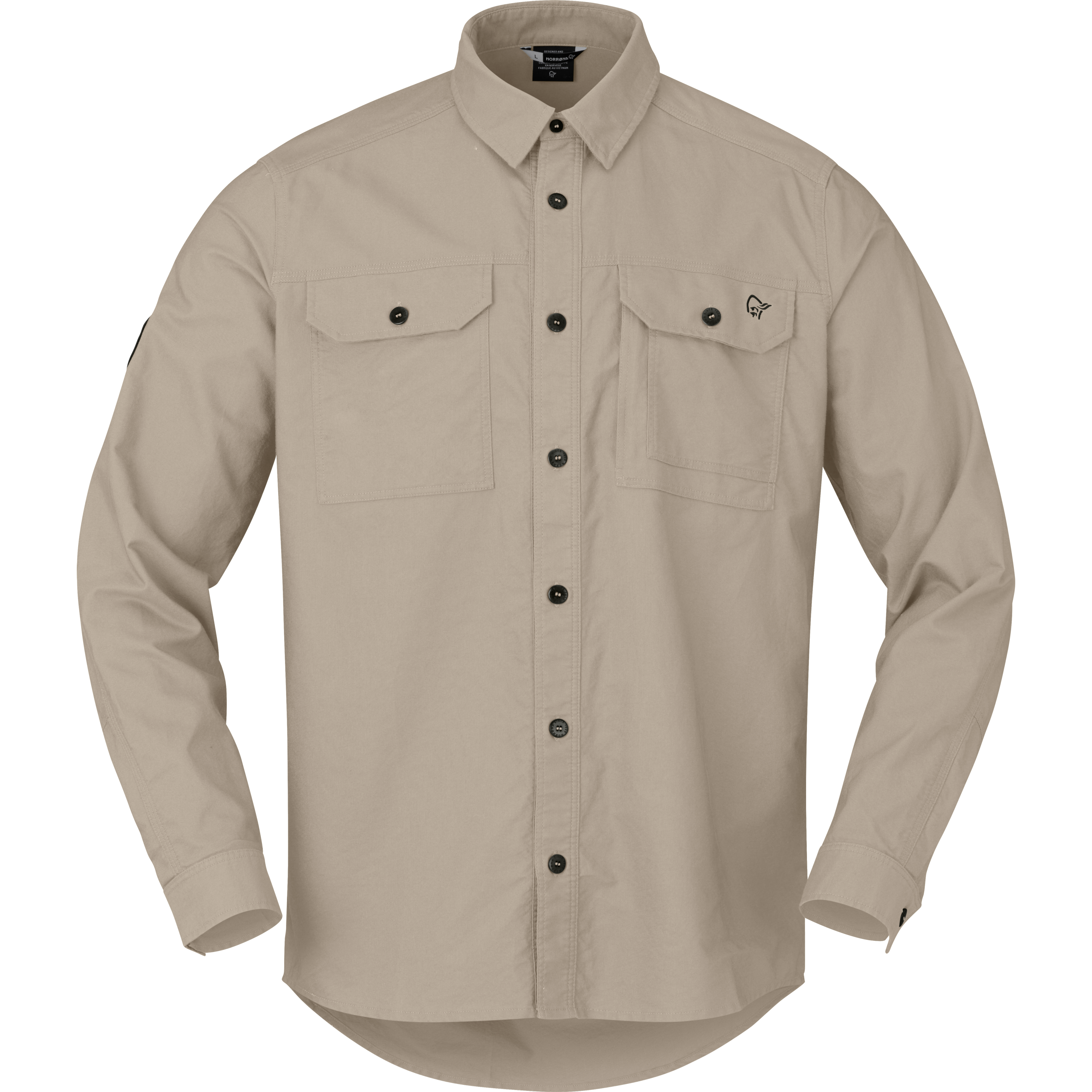 Norrøna Men's Femund Cotton Shirt Winter Twig Langermede skjorter XL