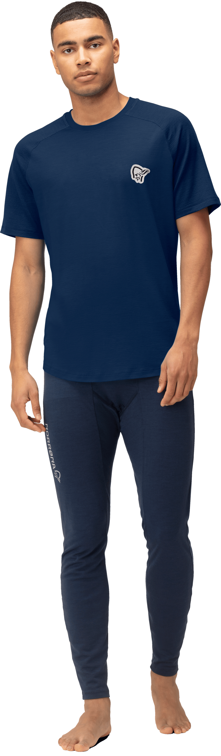 Norrøna Men's Femund pureUll T-Shirt Indigo Night Norrøna