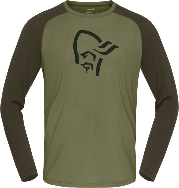 Norrøna Femund Pureull Long Sleeve M'S Loden Green Norrøna