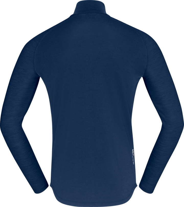 Norrøna Men's Femund pureUll Zip Neck Indigo Night Norrøna