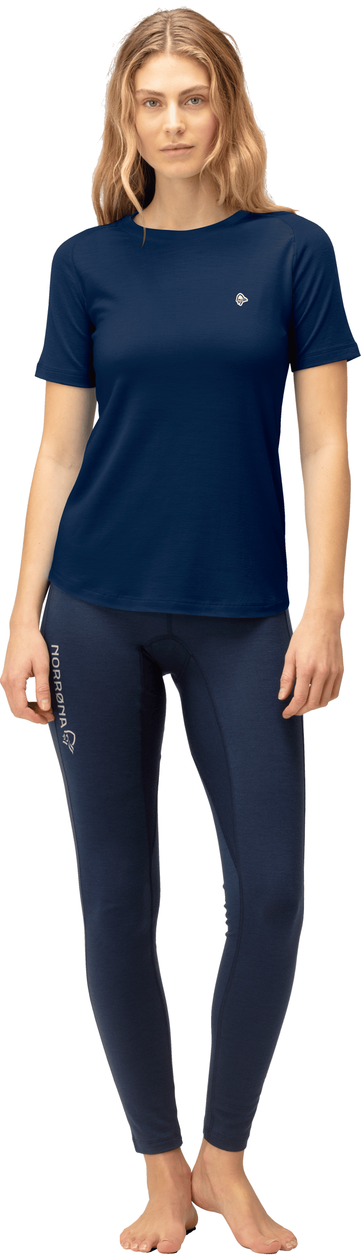 Norrøna Women's Femund pureUll T-Shirt Indigo Night Norrøna