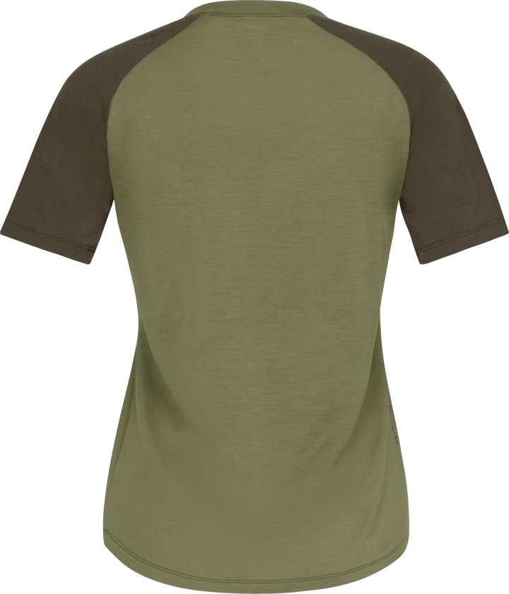 Norrøna Women's Femund pureUll T-Shirt Loden Green Norrøna
