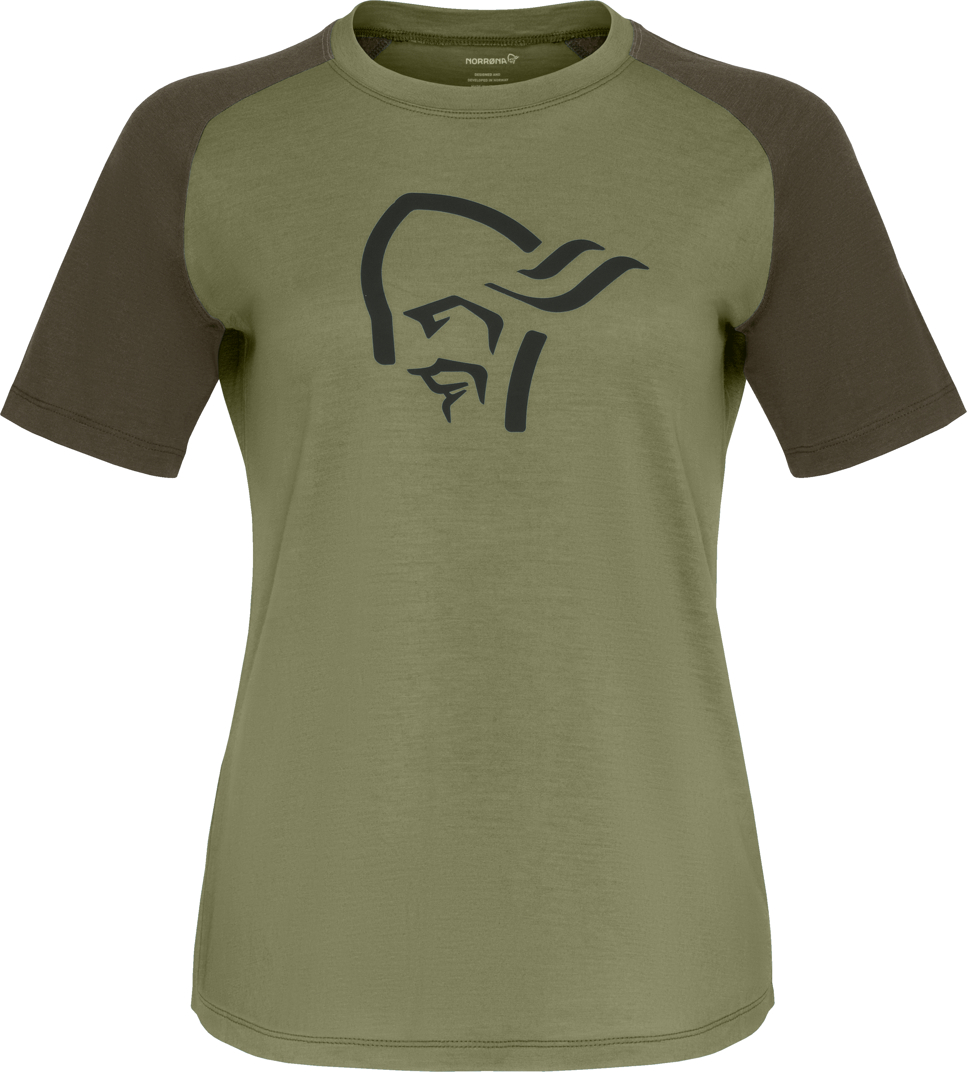 Norrøna Women's Femund pureUll T-Shirt Loden Green Kurzärmelige Oberteile S