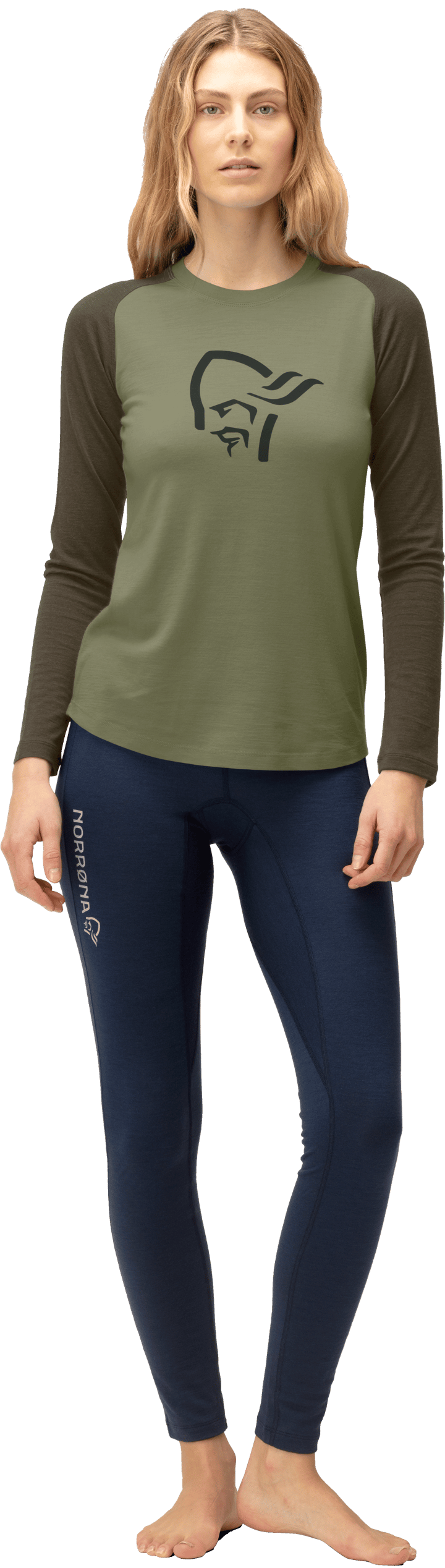 Norrøna Femund Pureull Long Sleeve W'S Loden Green Norrøna