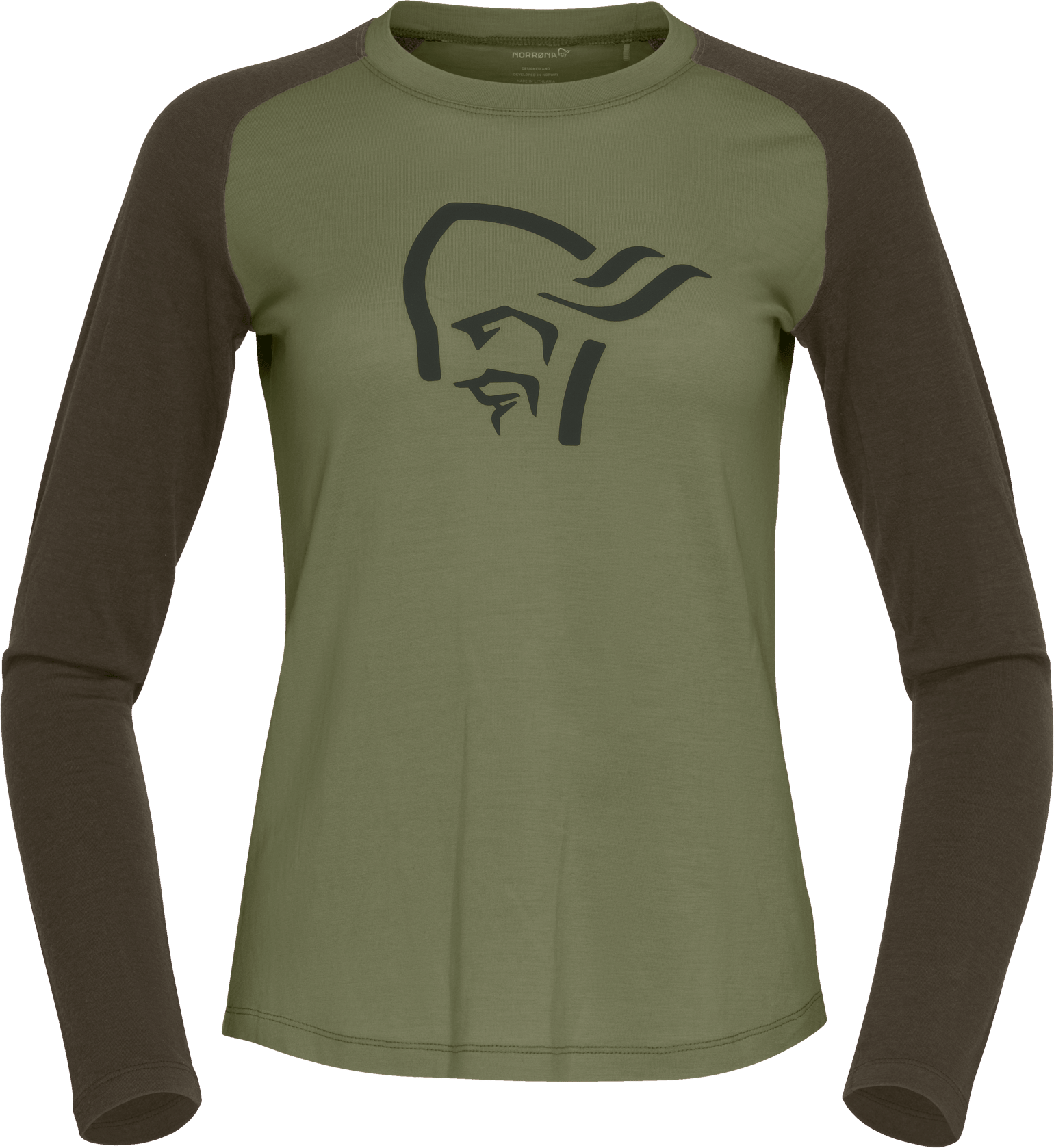 Norrøna Women's Femund pureUll Long Sleeve Loden Green