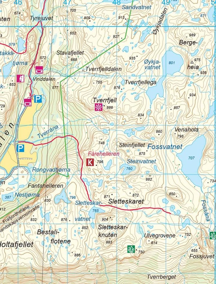 Nordeca Lysefjorden 1:50 000 Turkart Ugland IT