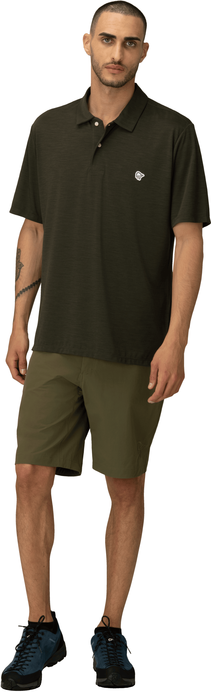 Norrøna Men's Femund Equaliser Merino Polo Shirt Rosin Norrøna Norrøna Men's Femund Equaliser Merino Polo Shirt Rosin Norrøna