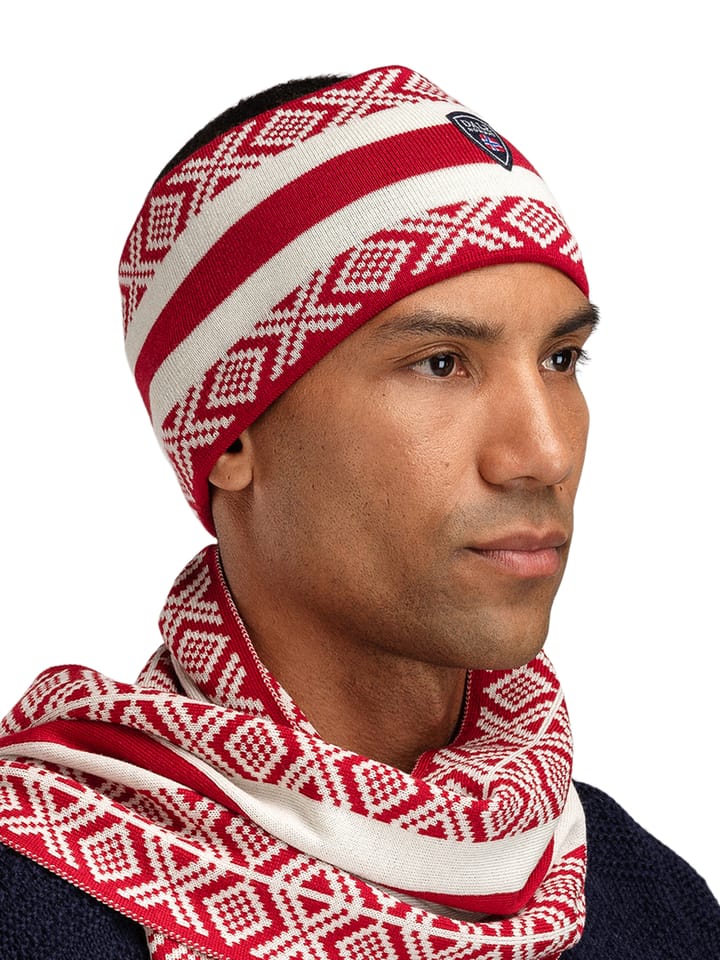 Dale of Norway Kvitegga Headband Raspberry Offwhite Dale of Norway Dale of Norway Kvitegga Headband Raspberry Offwhite Dale of Norway