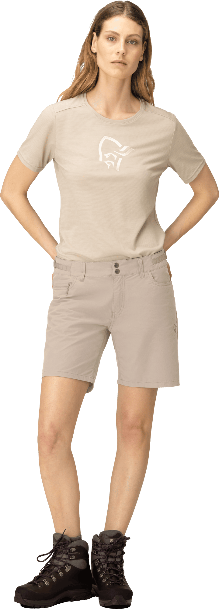 Norrøna Femund Cotton Shorts W'S Pure Cashmere Norrøna