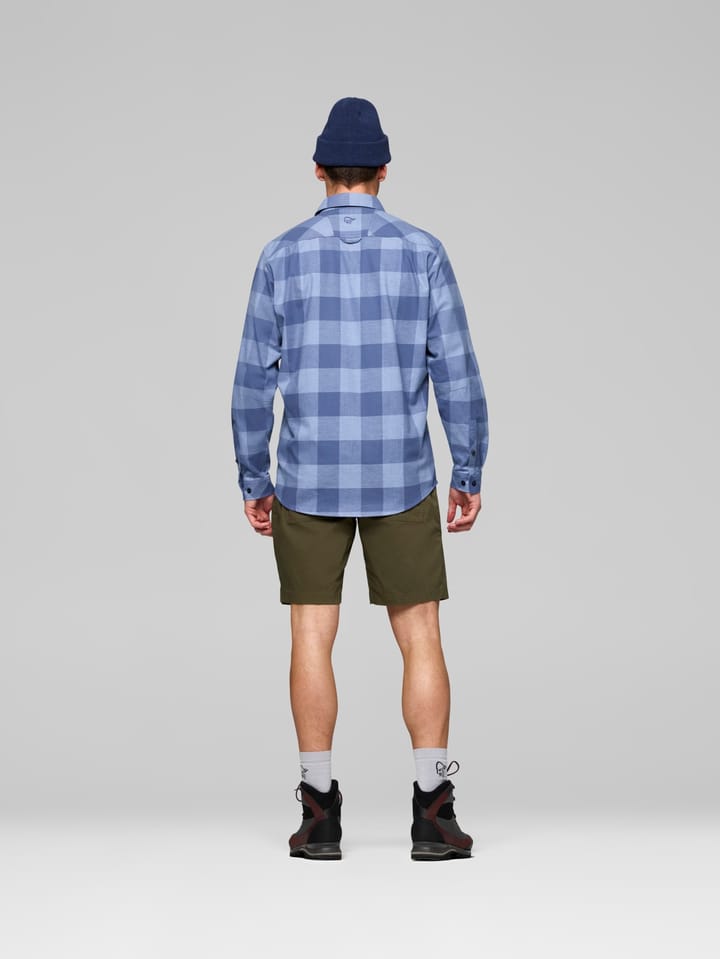 Norrøna Men's Femund Flannel Lightweight Shirt Frozen Fjord Norrøna
