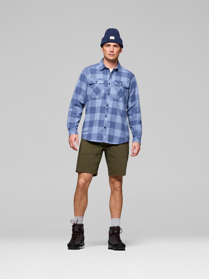 Norrøna Men's Femund Flannel Lightweight Shirt Frozen Fjord Norrøna