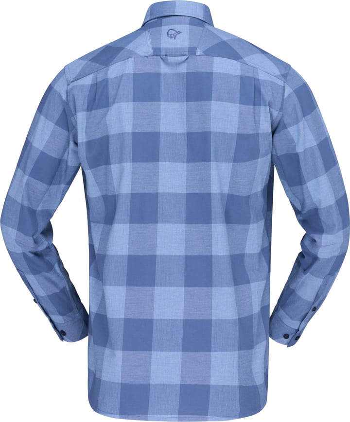 Norrøna Men's Femund Flannel Lightweight Shirt Frozen Fjord Norrøna