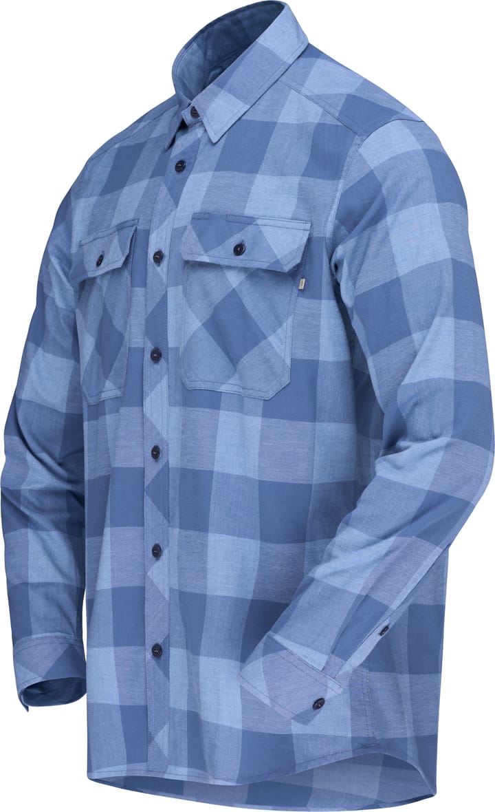 Norrøna Men's Femund Flannel Lightweight Shirt Frozen Fjord Norrøna