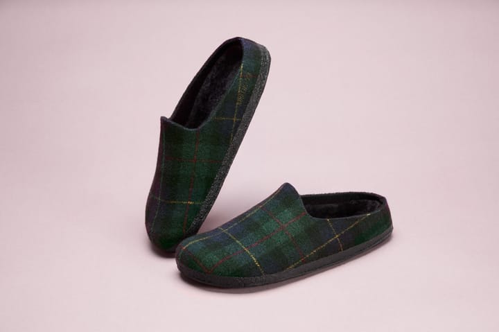Birkenstock Amsterdam Wrap Dip Fe Laf Green Navy Plaid Birkenstock
