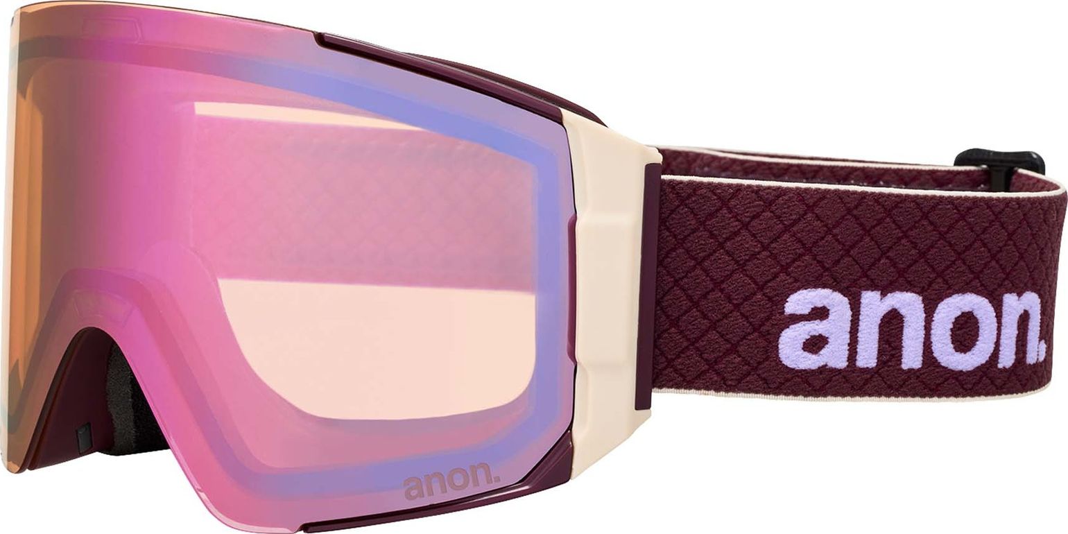 Anon Sync Goggles + Bonus Lens + MFI Face Mask Dchry/Perceive Cloudy Pink